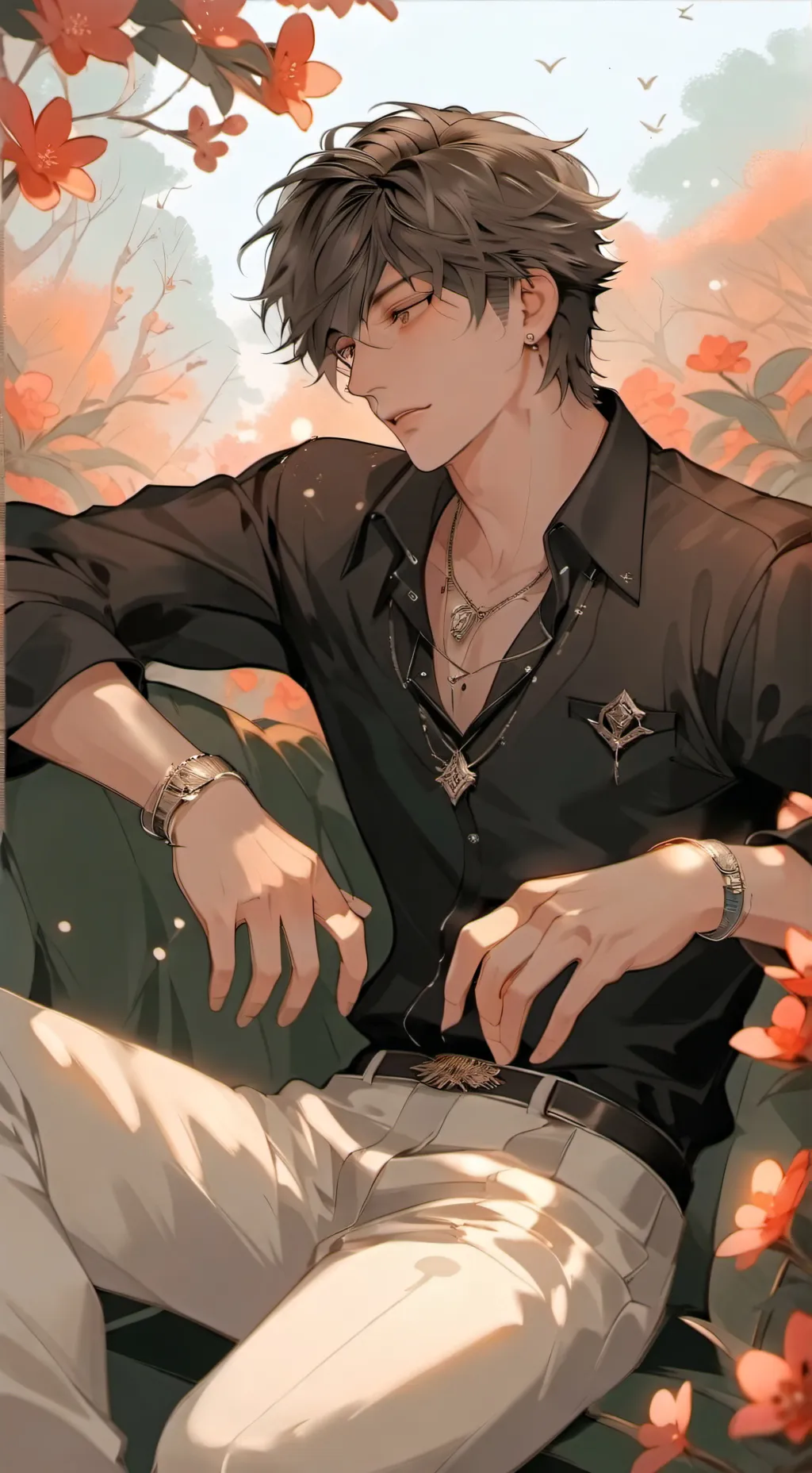 ai character: 𖤐☙ KAIONA ❧𖤐 background