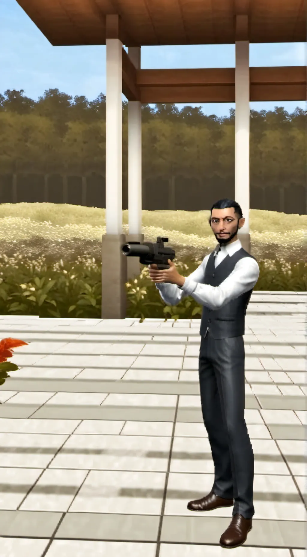 ai character: squid game mingle background