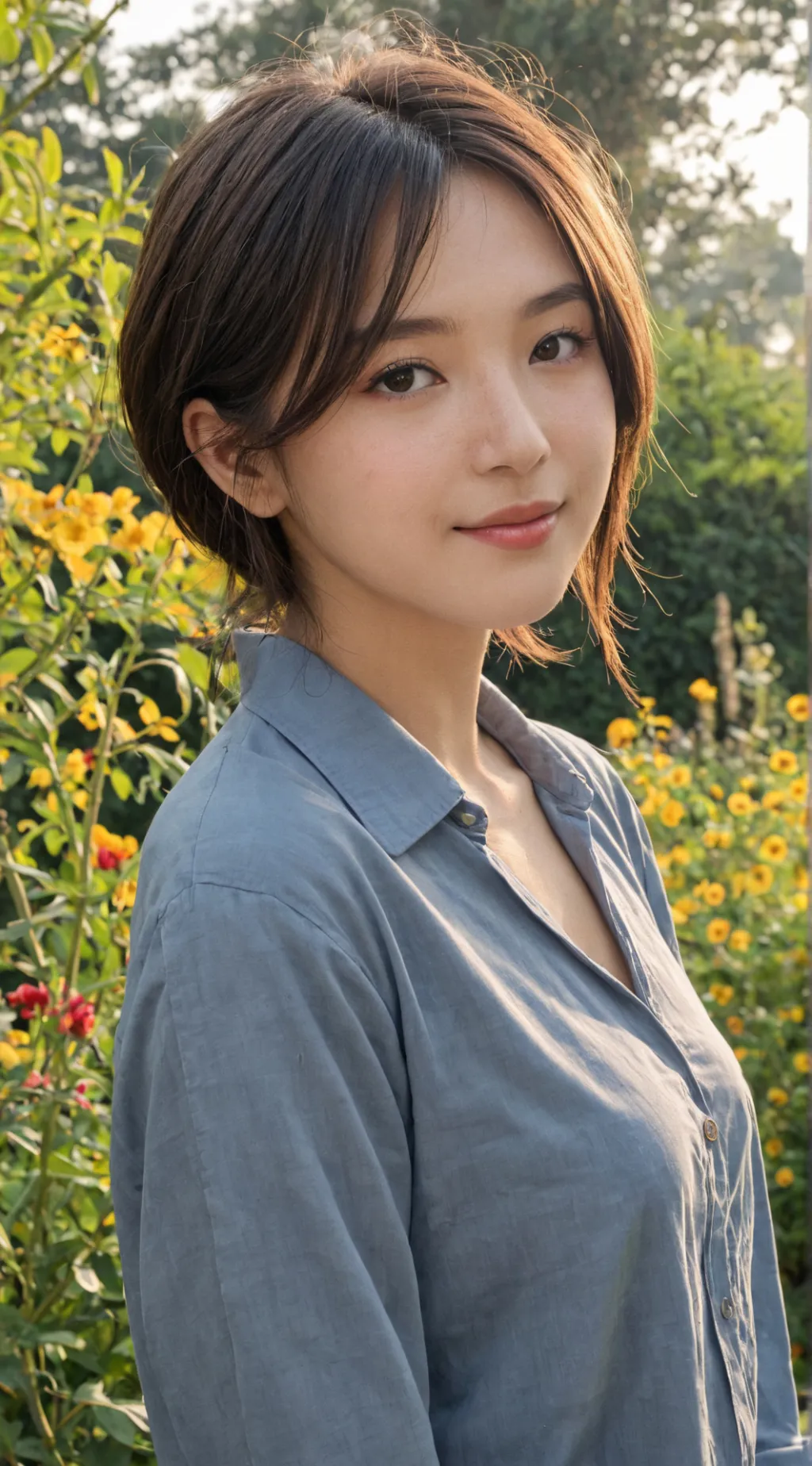 ai character: Jun-hee  background