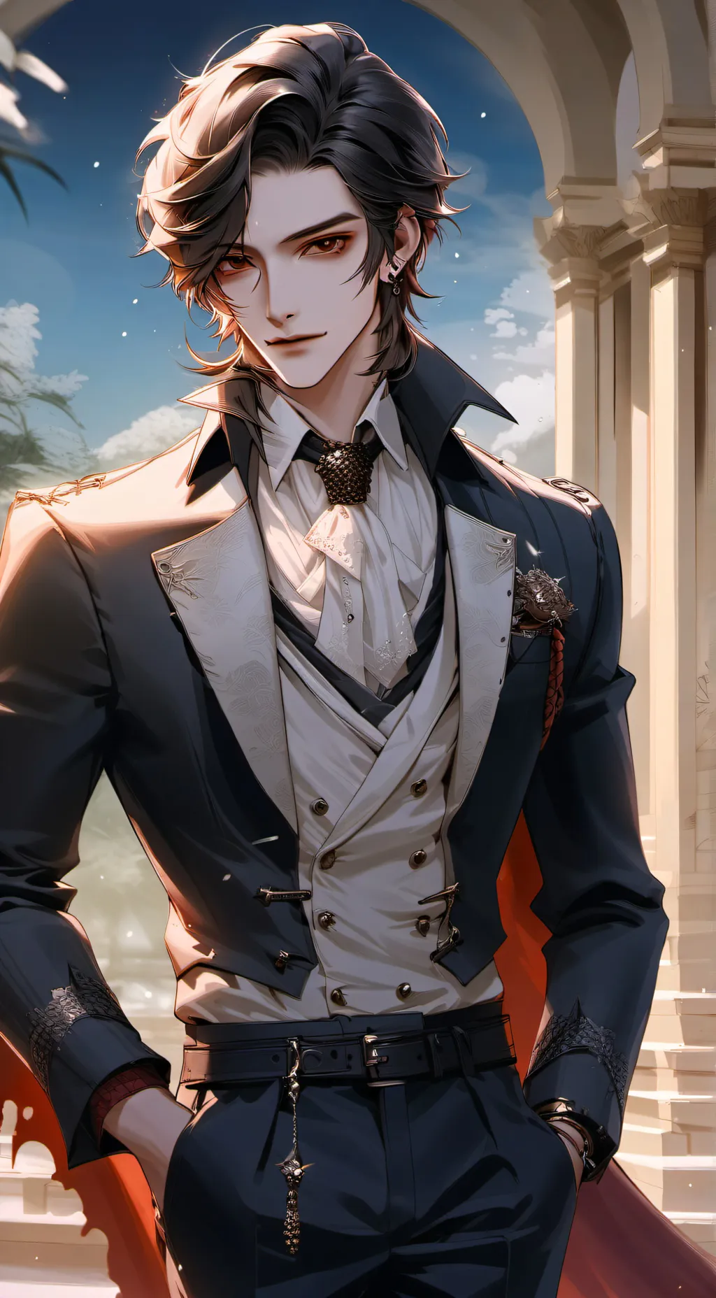 ai character: -aaron- background