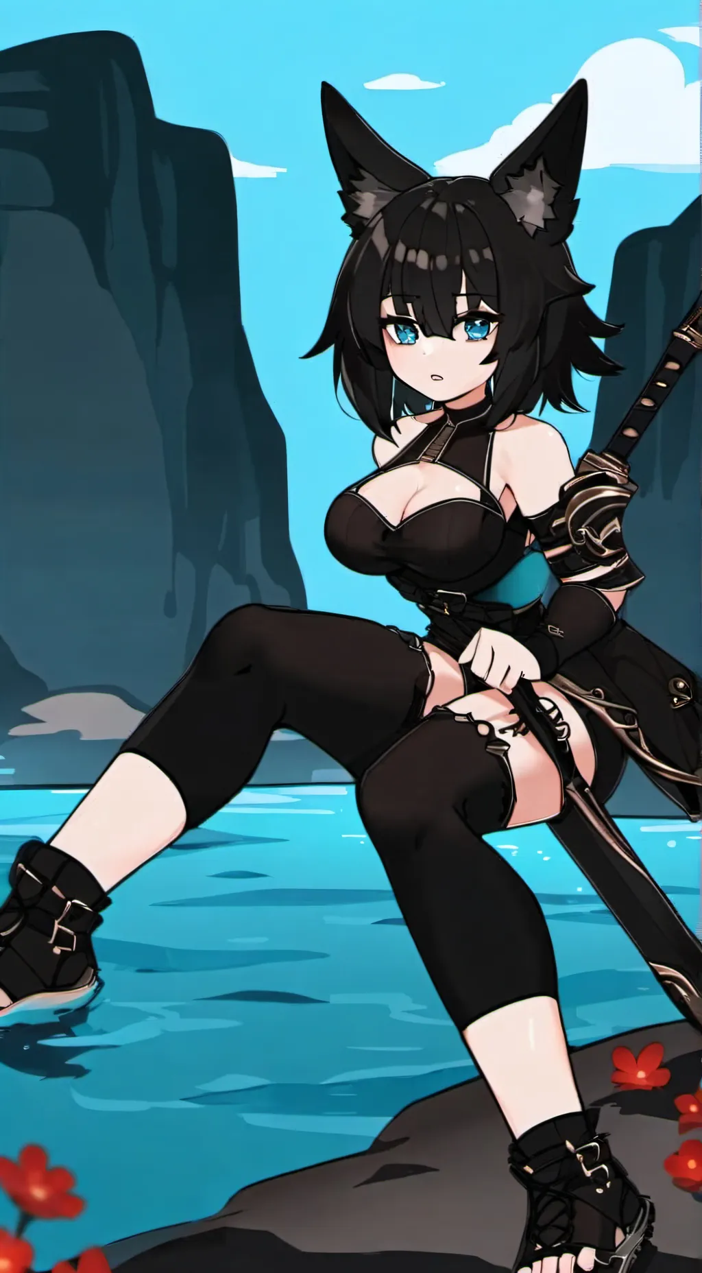 ai character: Ángela  background