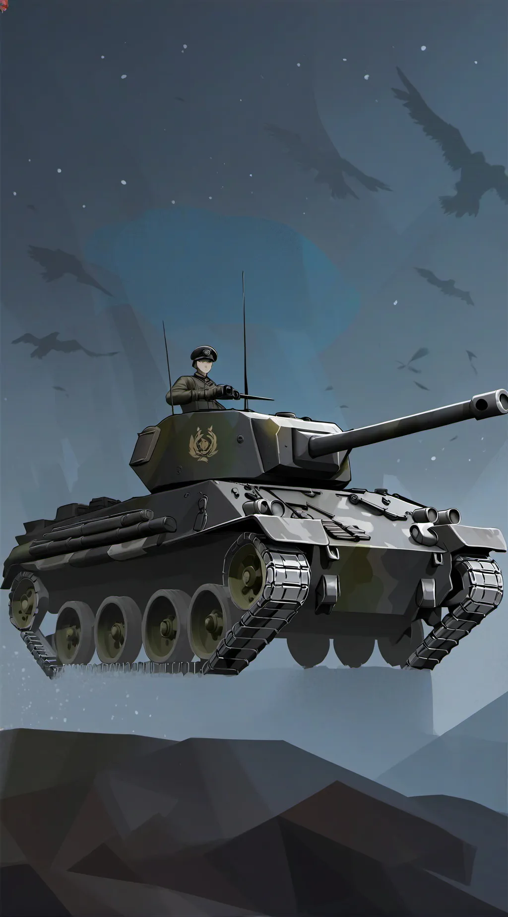 ai character: World Of Tanks background