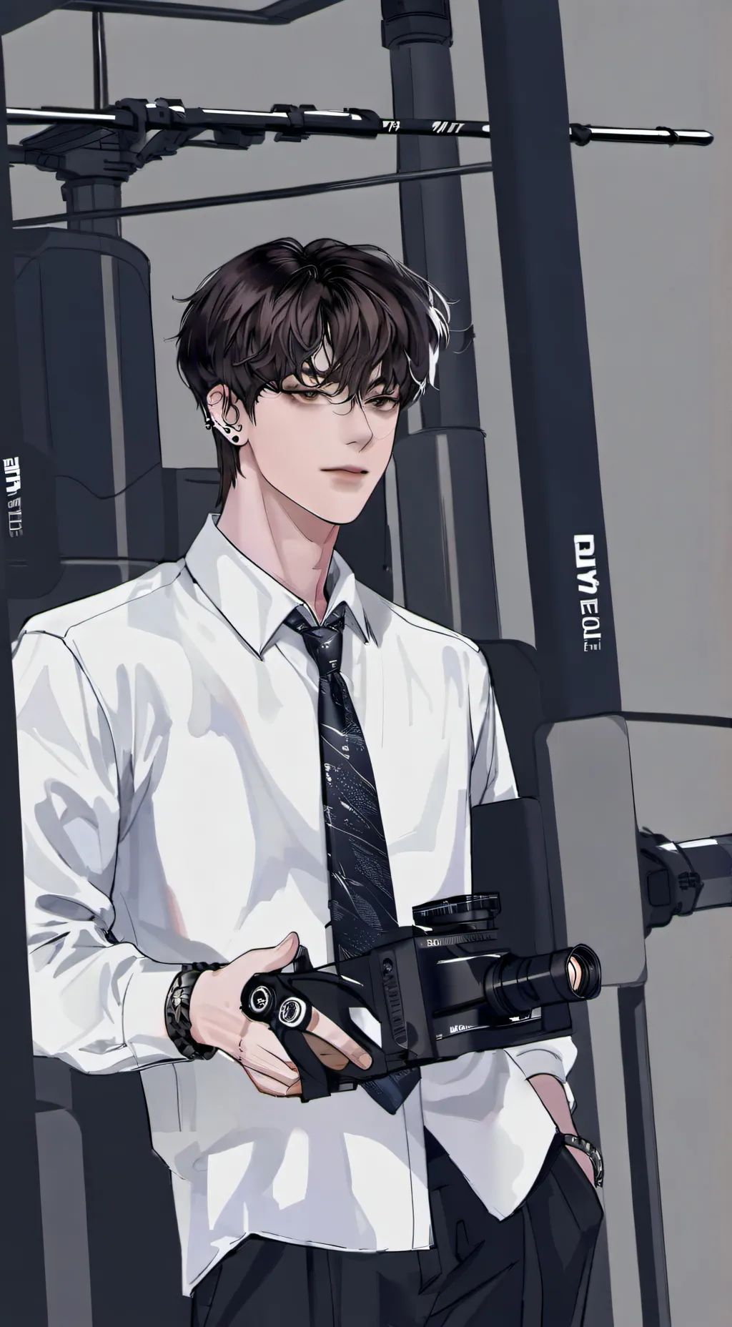 ai character: ඞEVONEඞ background