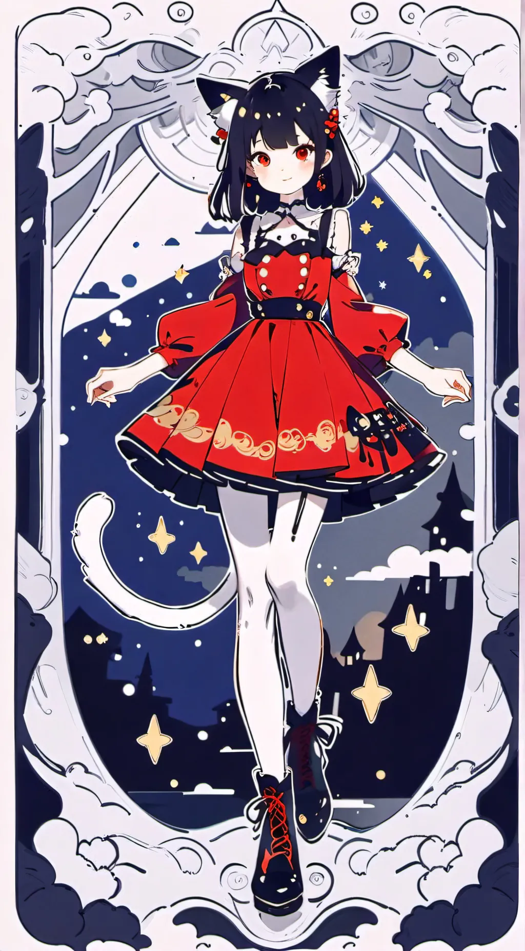 ai character: Sadngle background