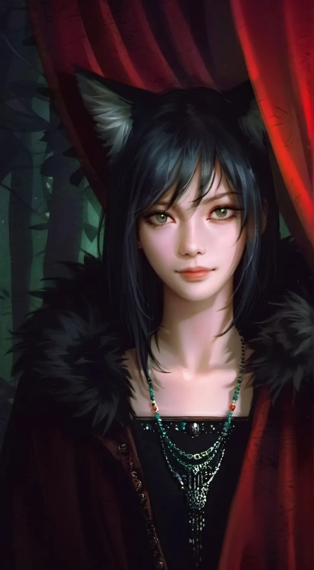 ai character: Mystic Mimic Cat S background