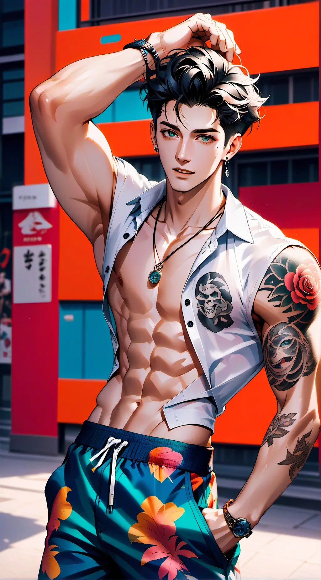 ai character: Хунь Сю background