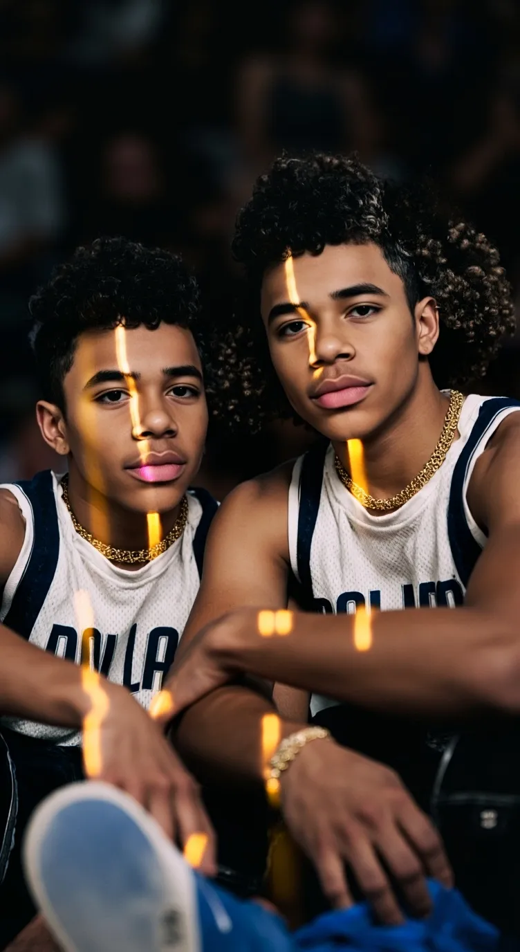 ai character: Kevin And Stephen  background