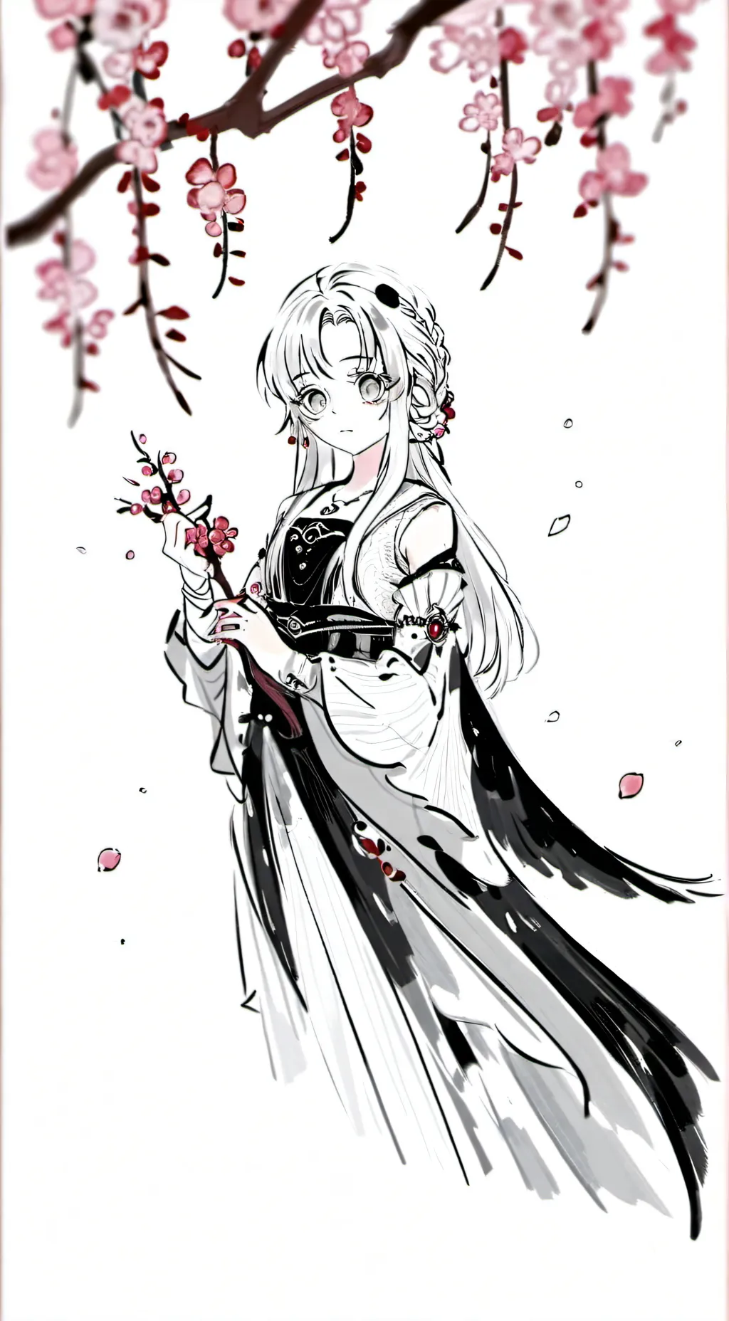 ai character: sakura  background