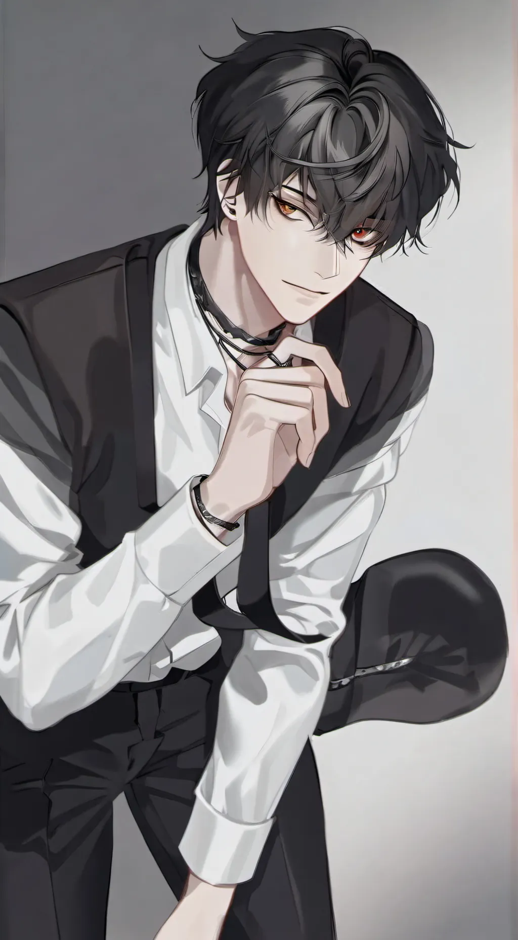 ai character: leren background