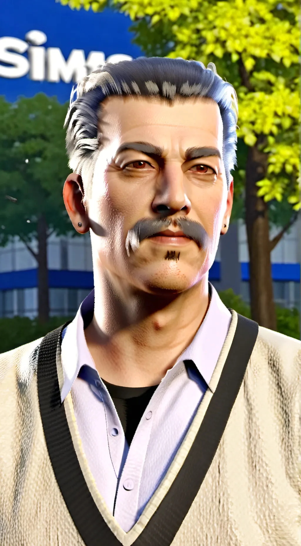 ai character: Сталин background