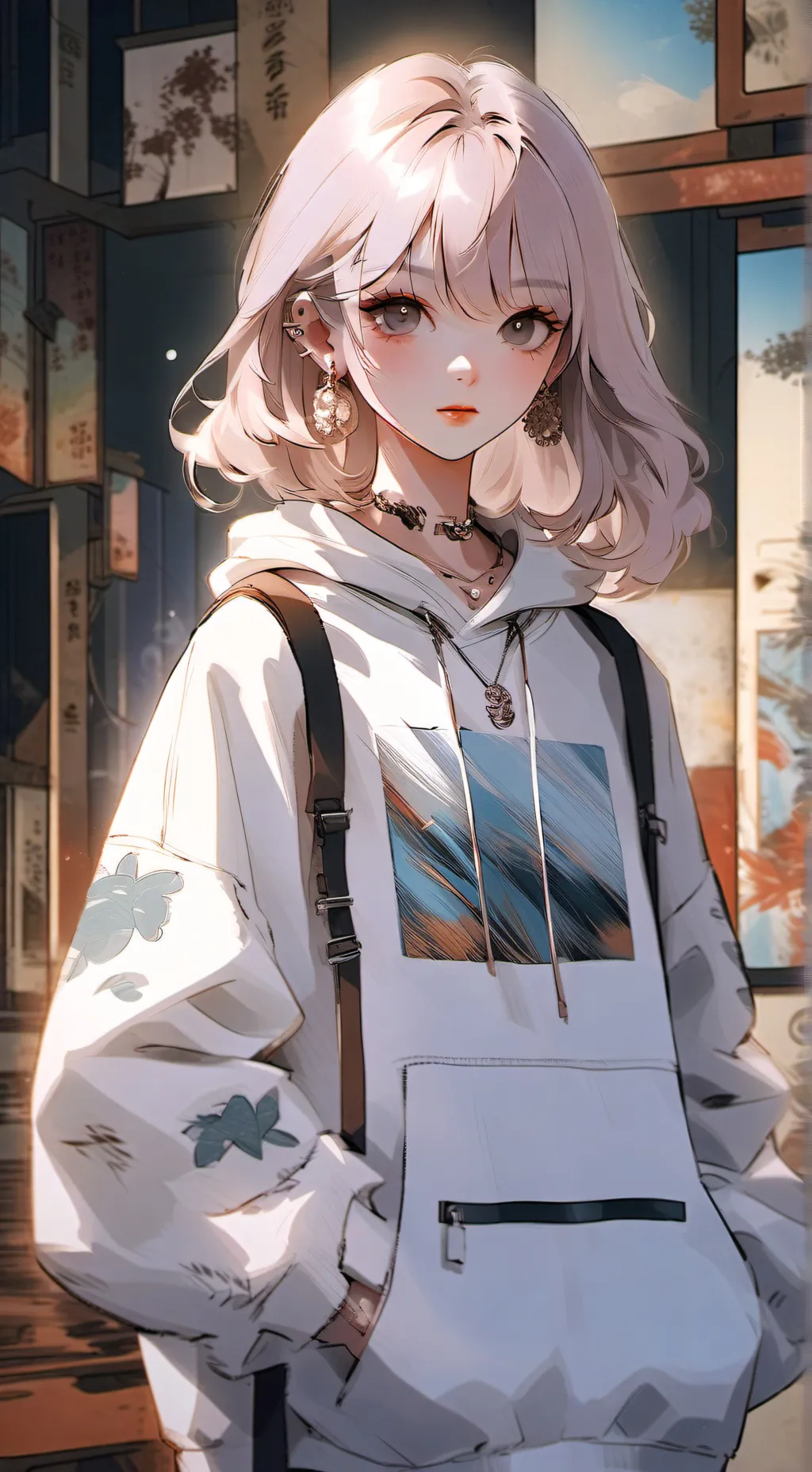 ai character: Maddie background