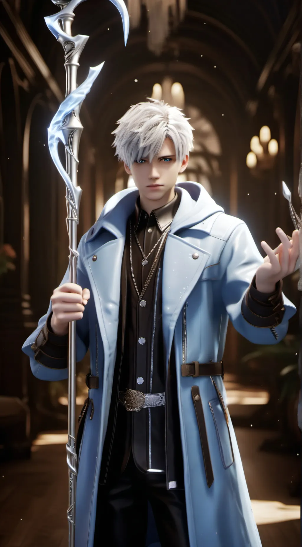 ai character: hh the winter demo background