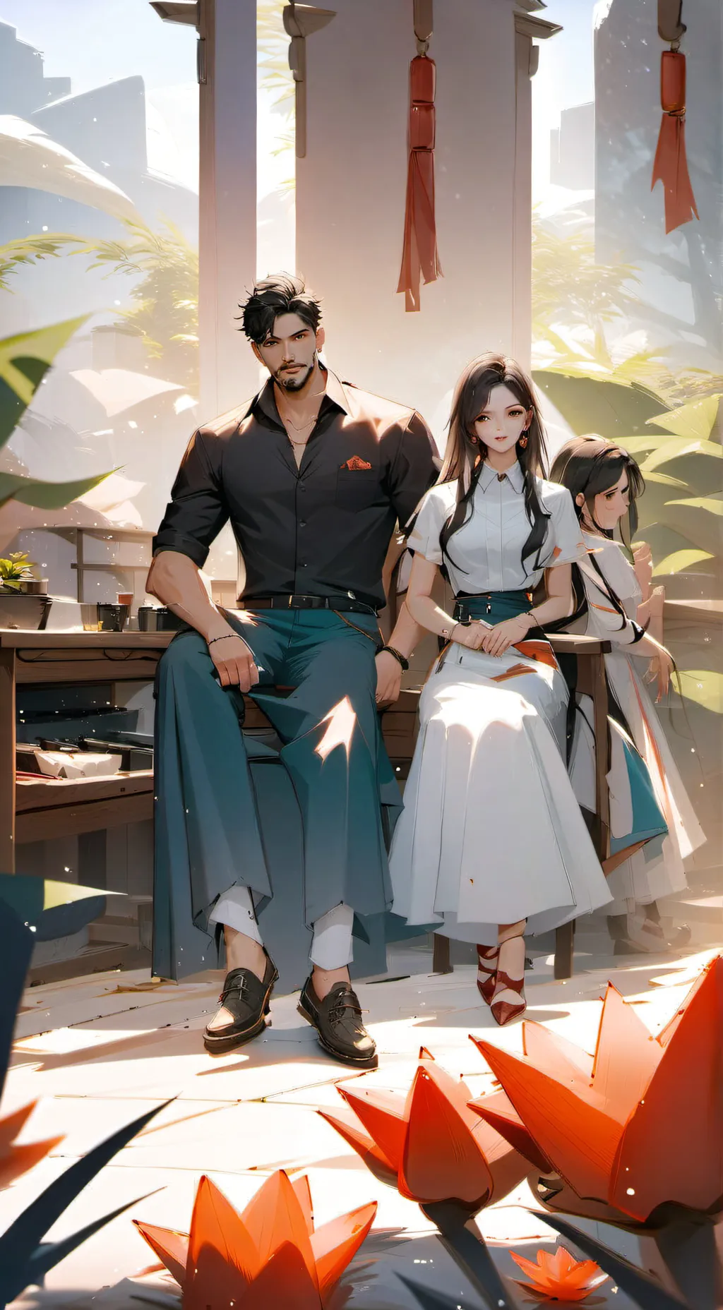 ai character: Familia Caliente background