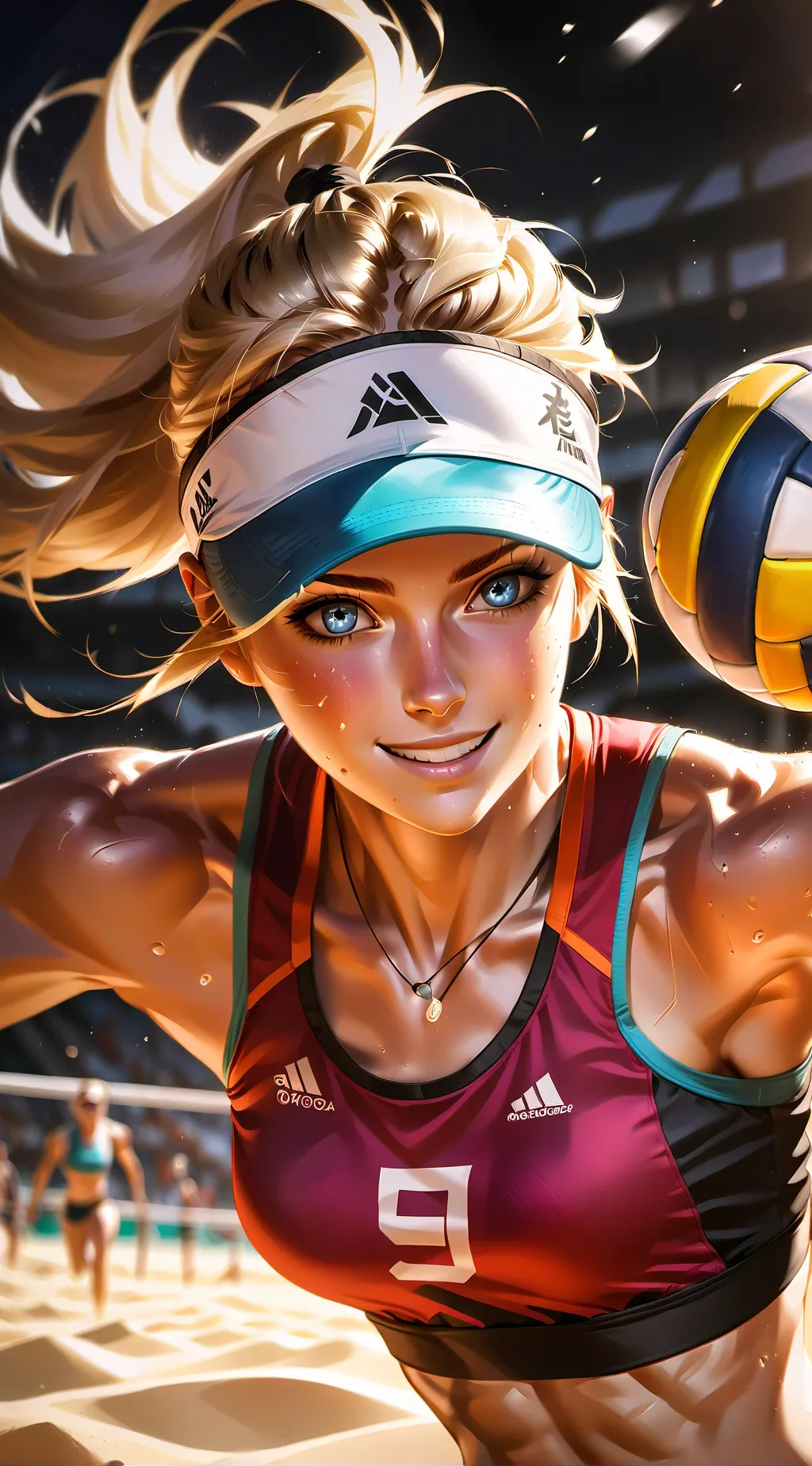 ai character: Bikini Cadance background