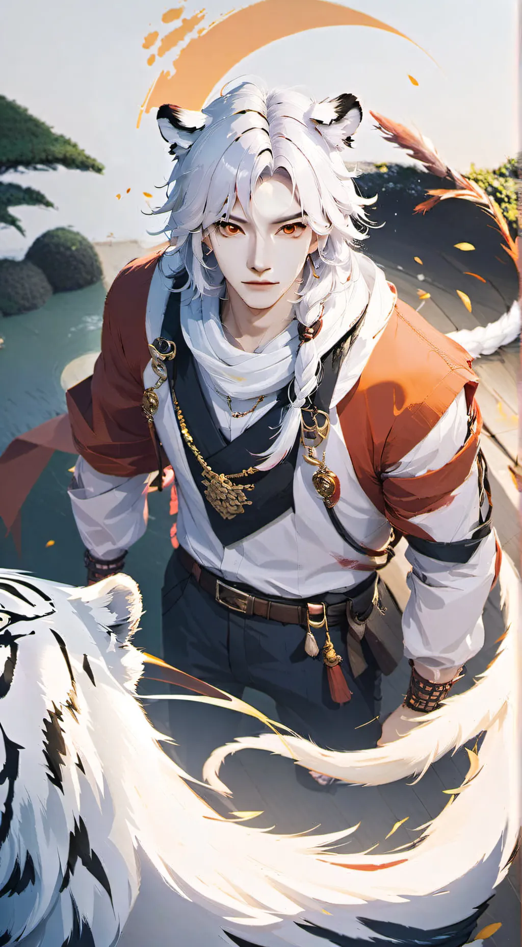 ai character: leo background