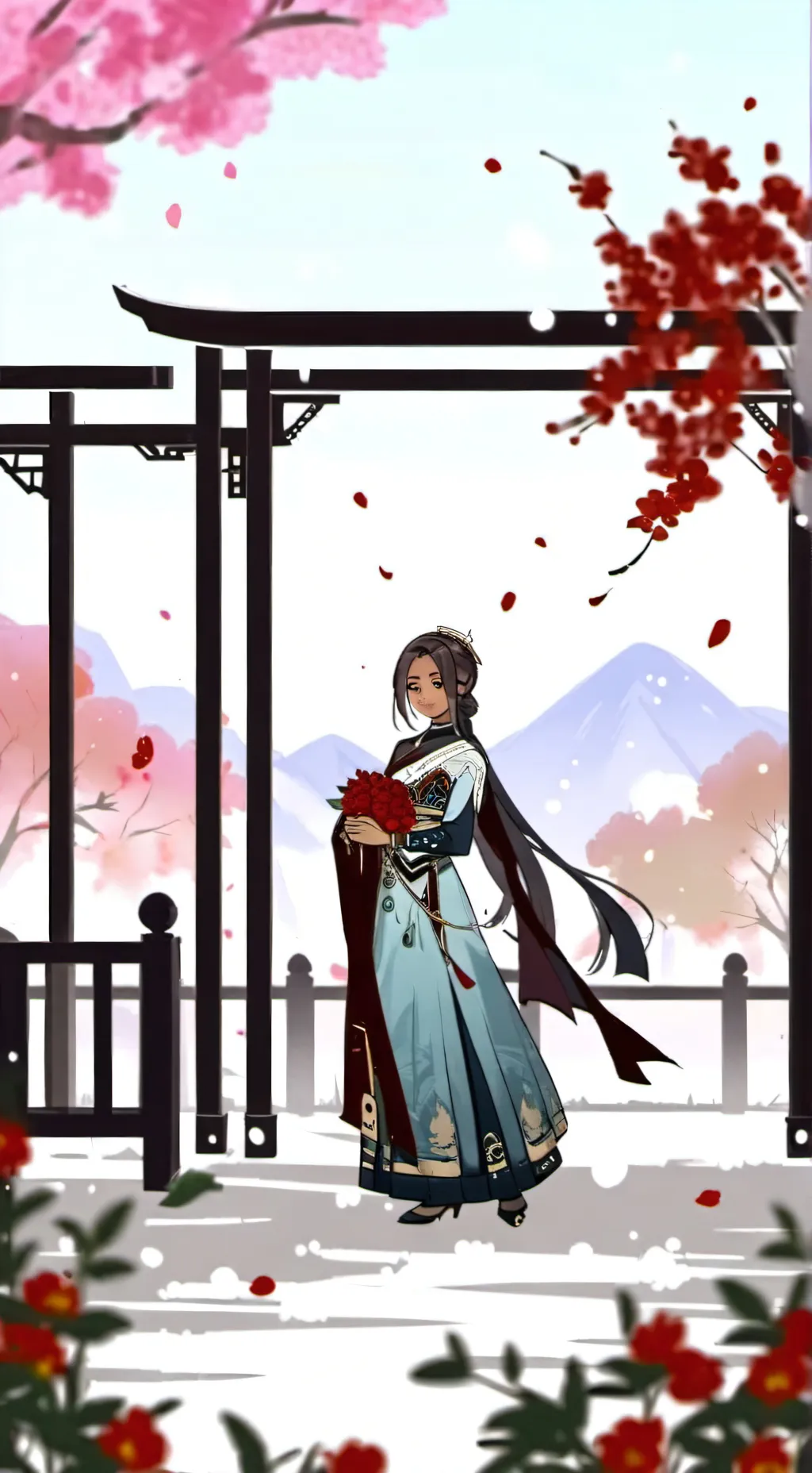 ai character: kny background