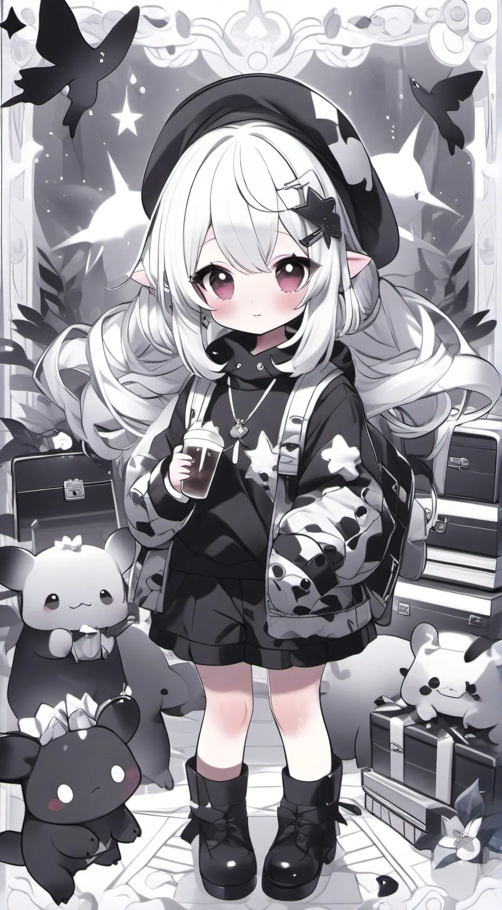 ai character: My ocs lol!!!  background