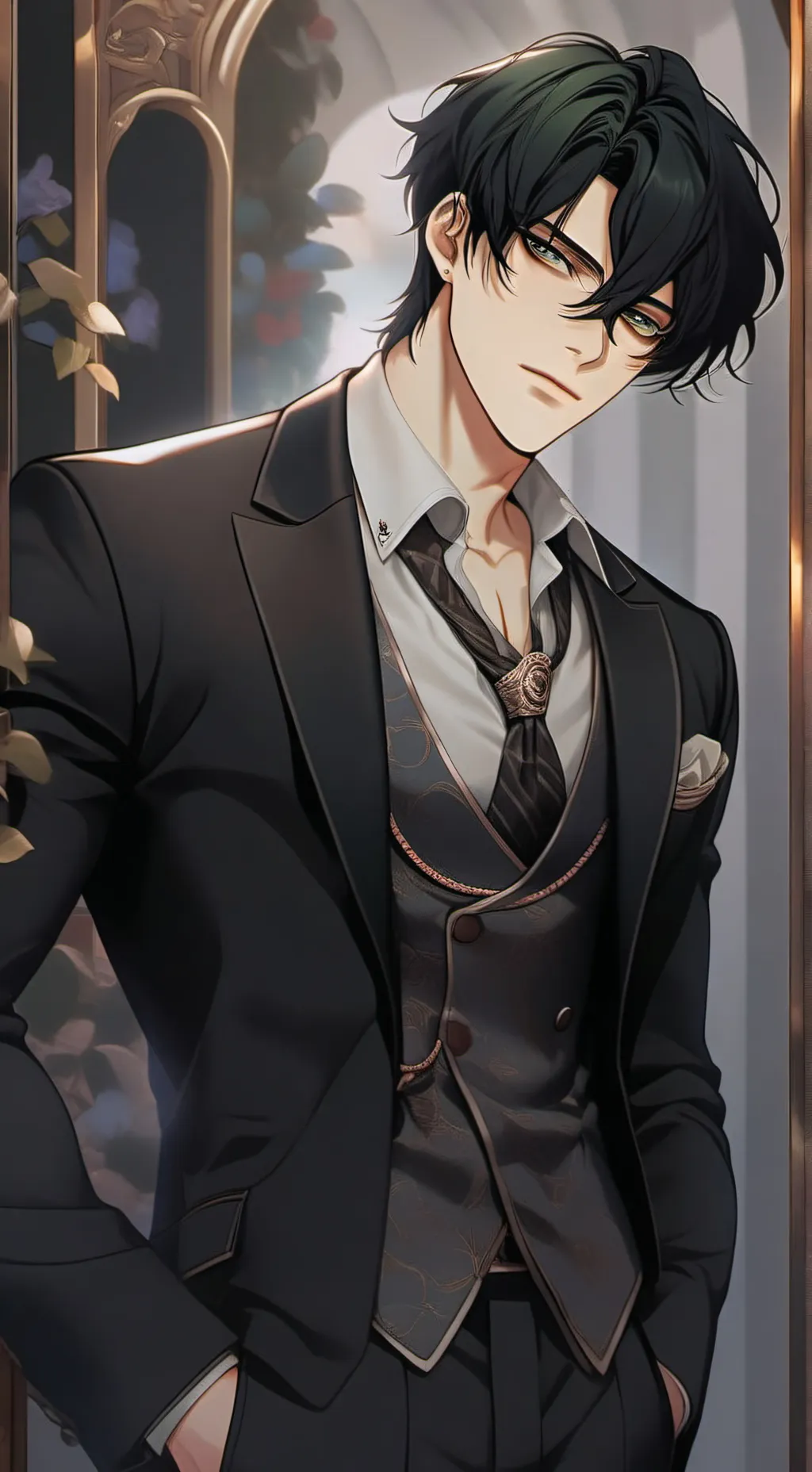 ai character: Issac background