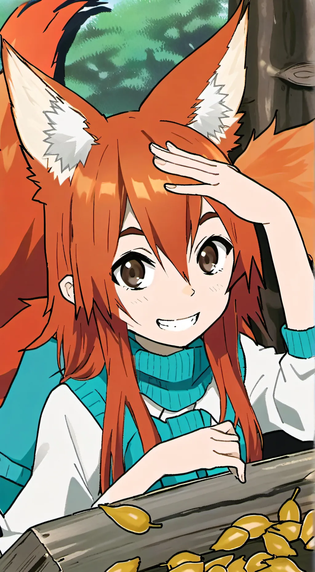 ai character: furrita fea background