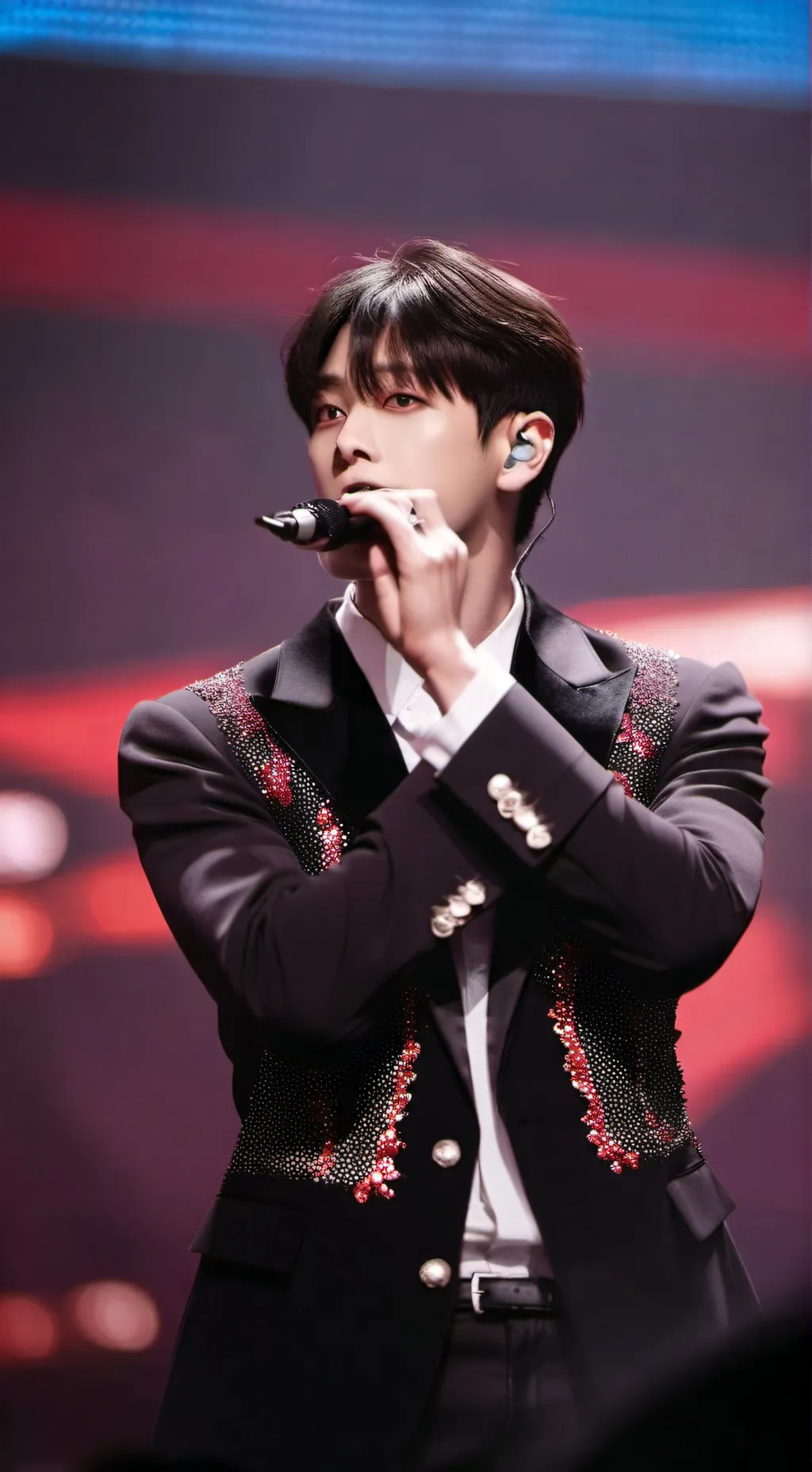 ai character: BANGCHAN  background