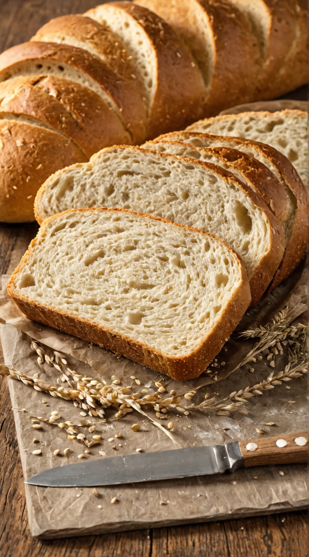 ai character: bread🍞👍 background