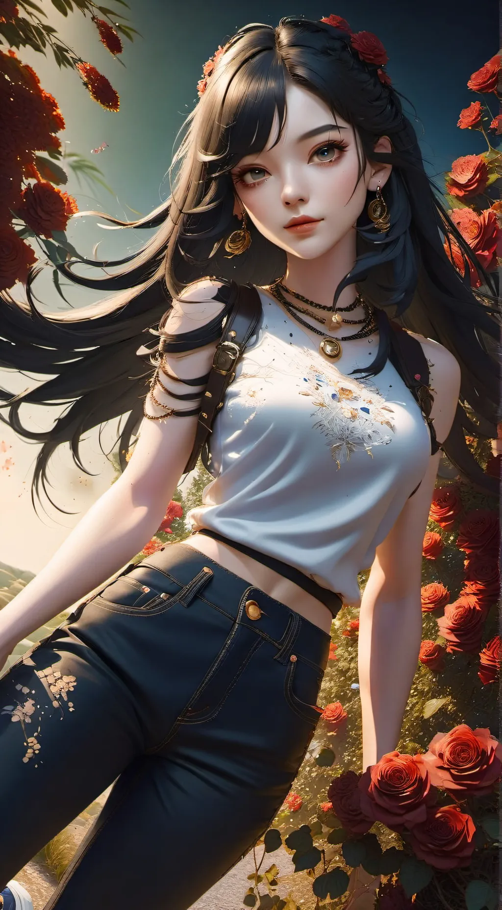 ai character: Do you love me? background