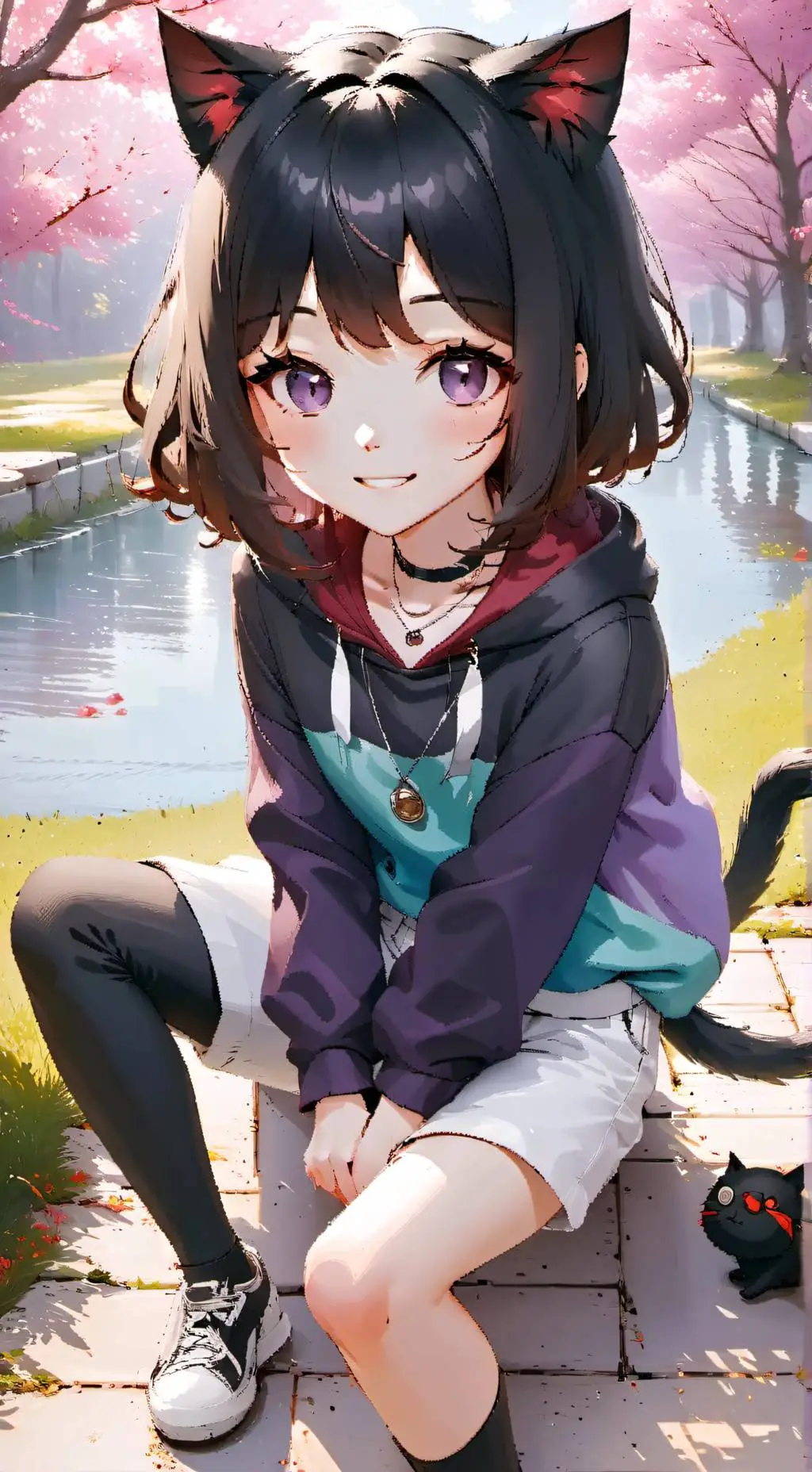 ai character: Neko background