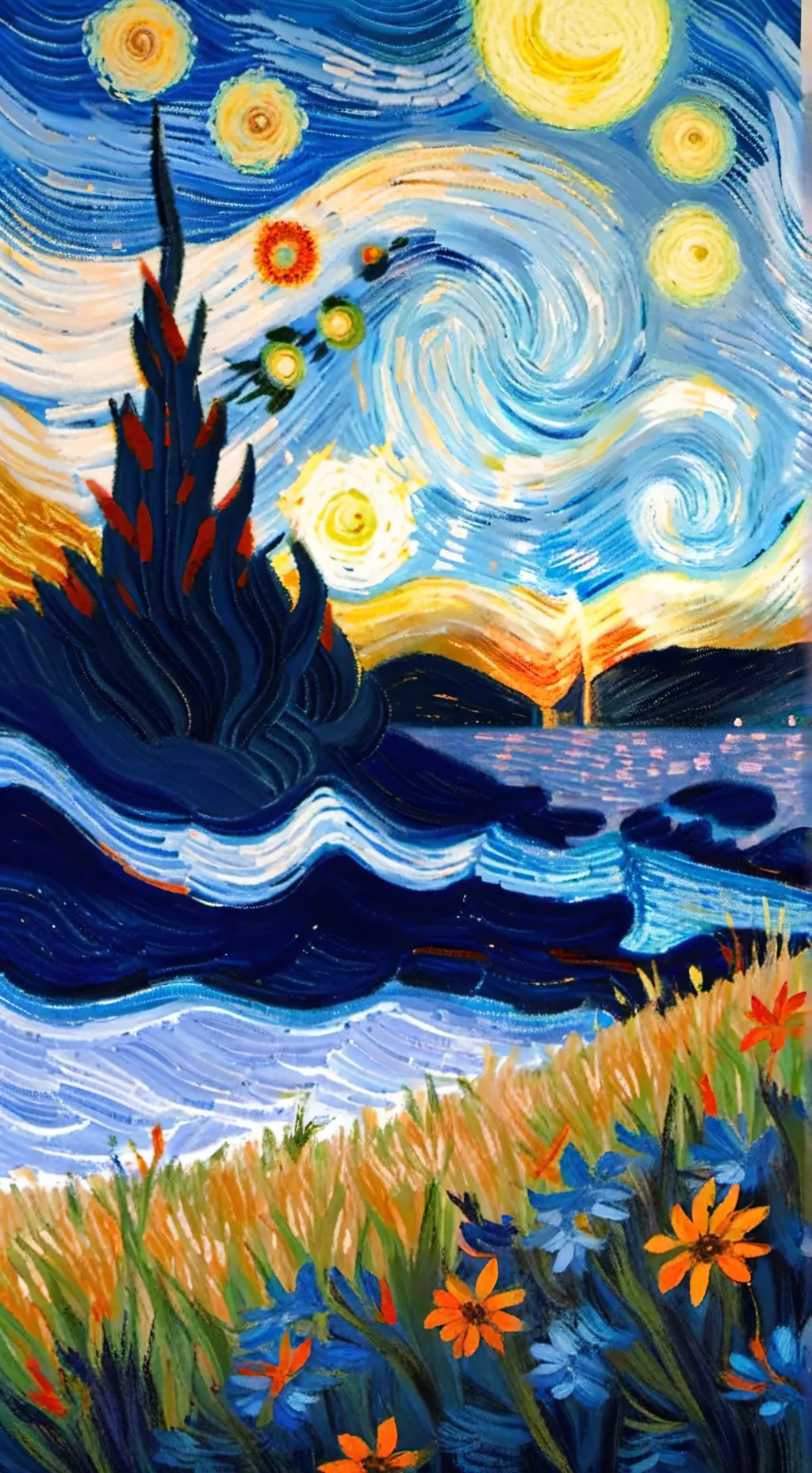 ai character: DANDY IS GOING BAD background