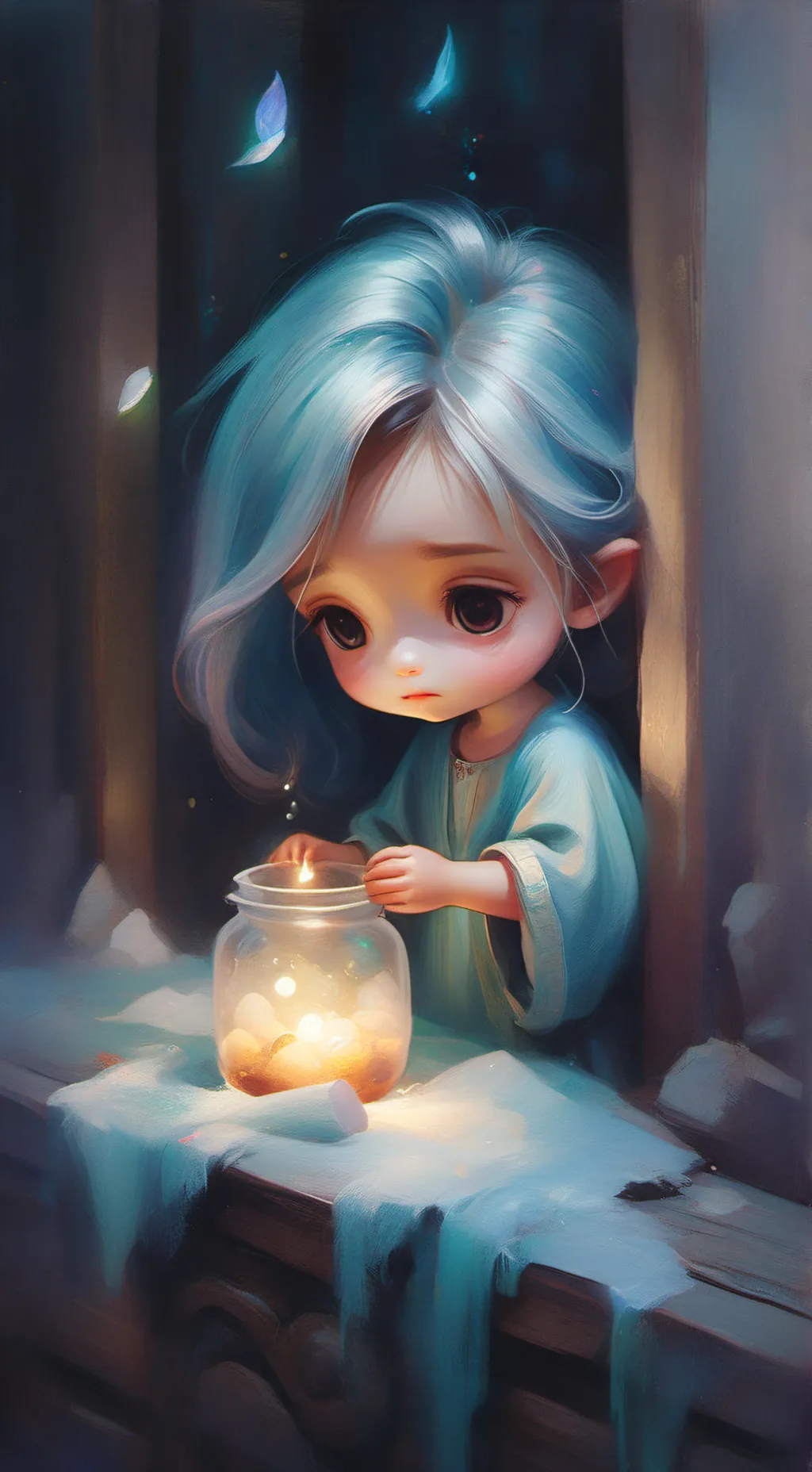 ai character: Aria background