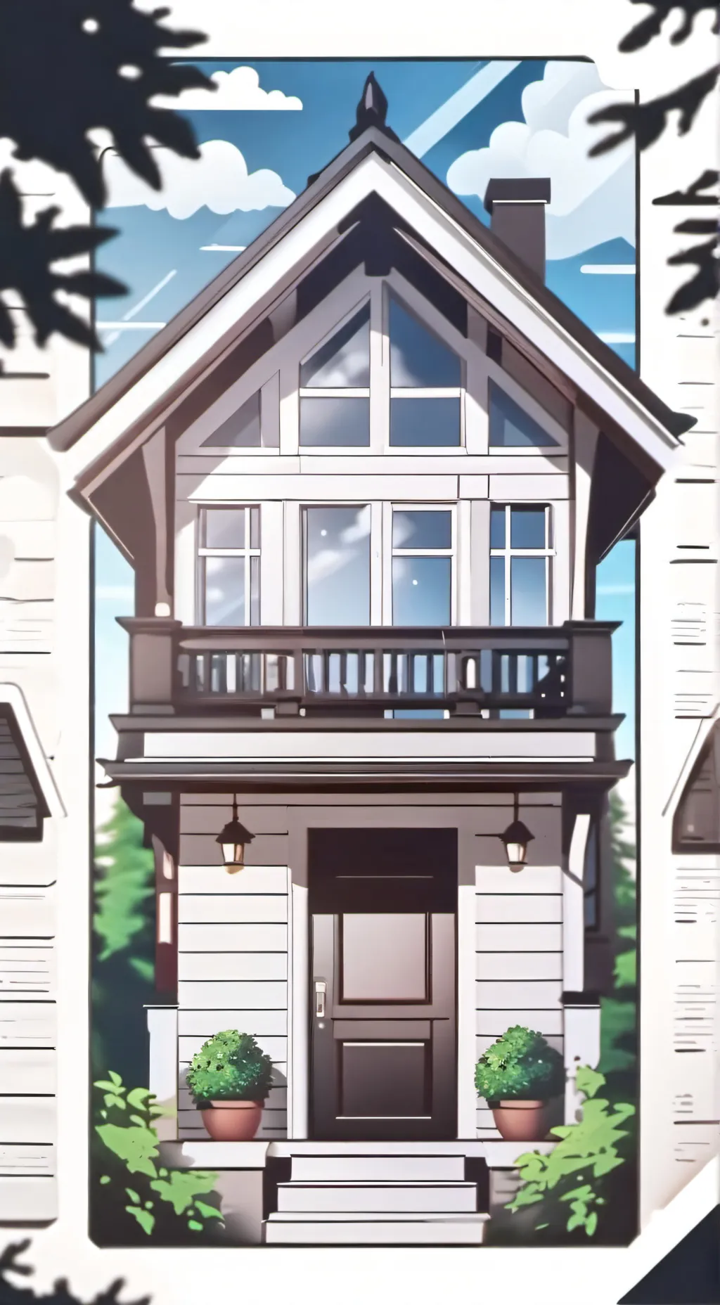 ai character: ben x hank🤍💙🤎 background