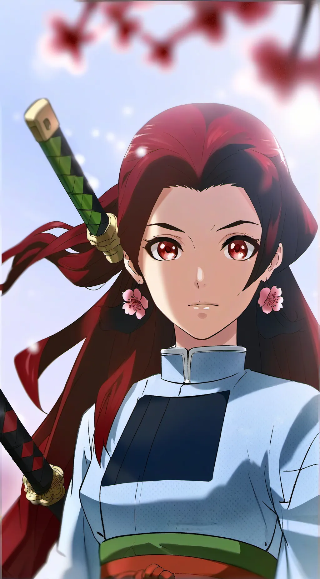 ai character: Tanjiko Kamado background