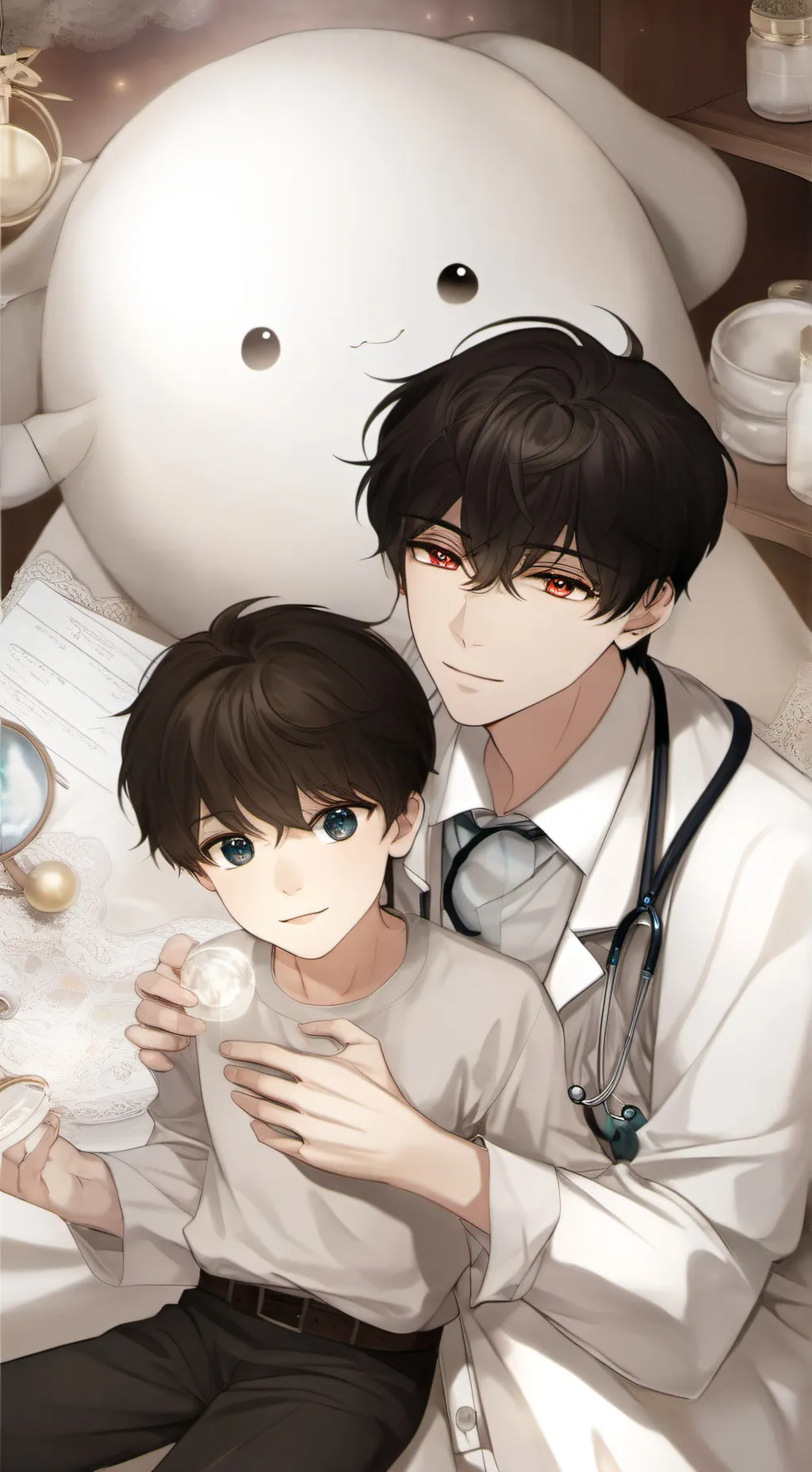 ai character: Brother doctor background