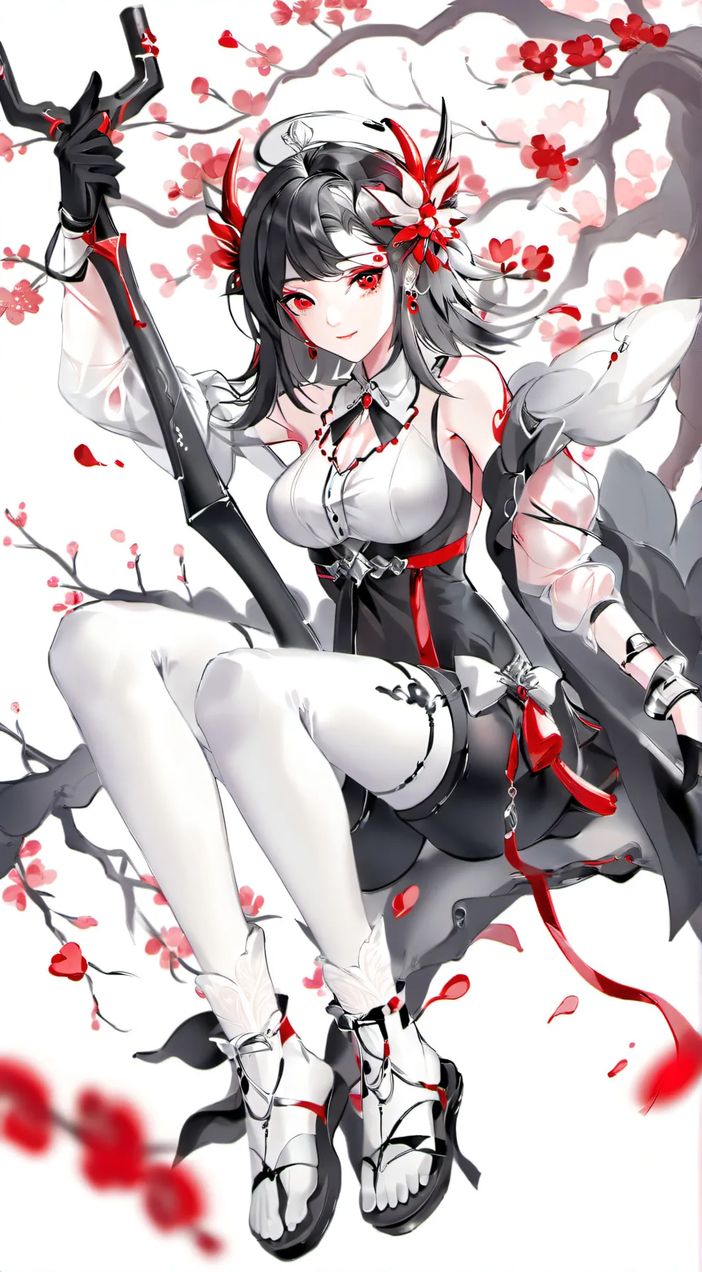 ai character: focus background