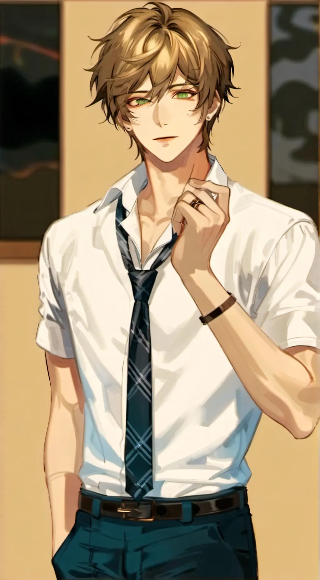 ai character: ryan🤎✨️ background