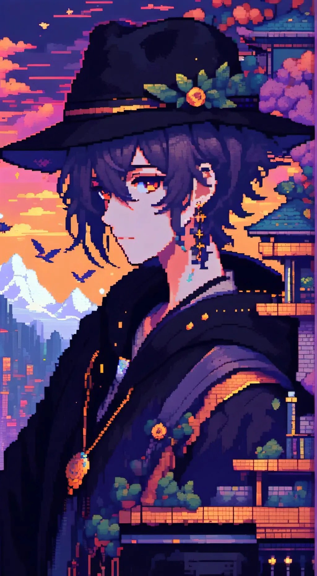 ai character: Tokito - KNY  background