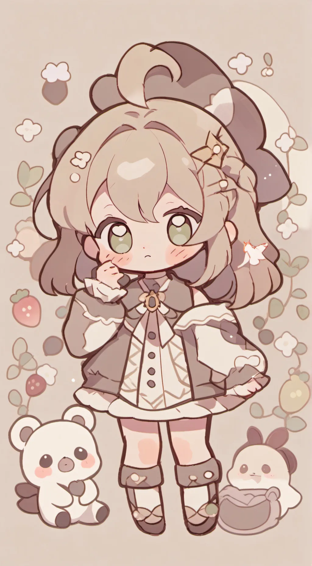 ai character: Poopy girl background