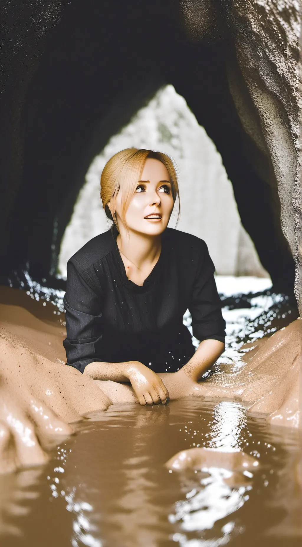 ai character: Quicksand monster background