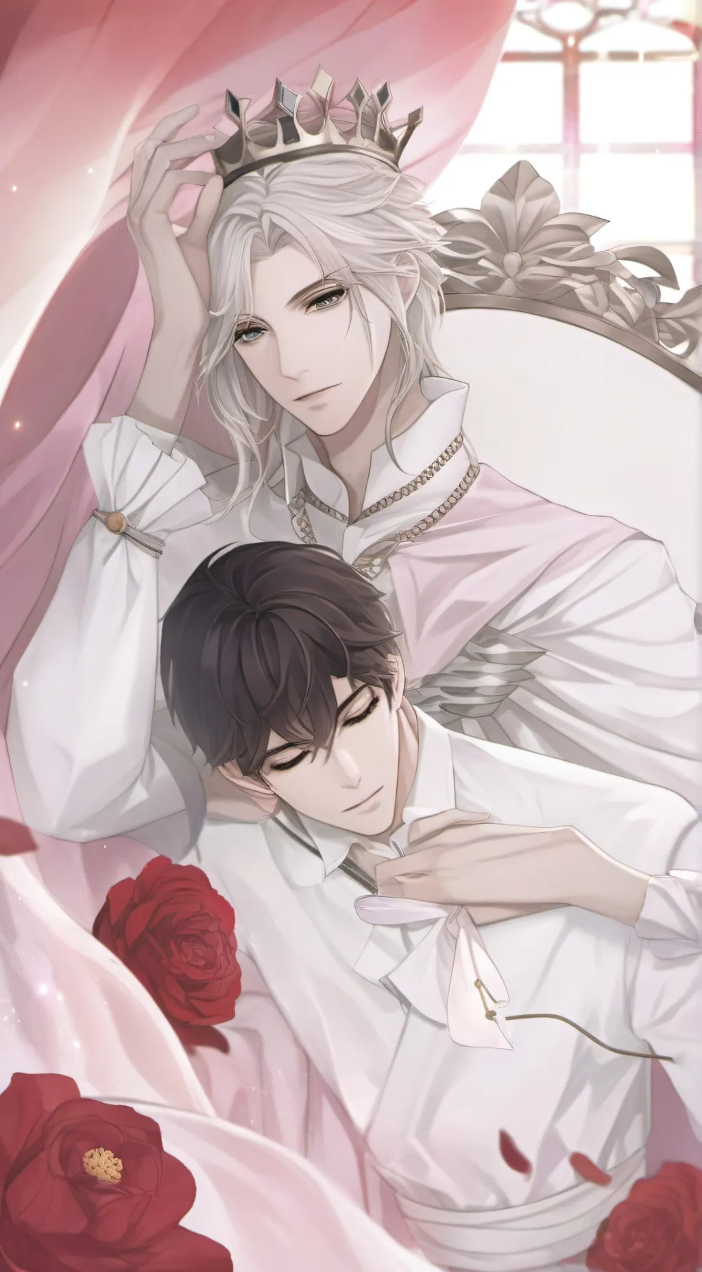 ai character: ~{(Lost lovers)}~ background