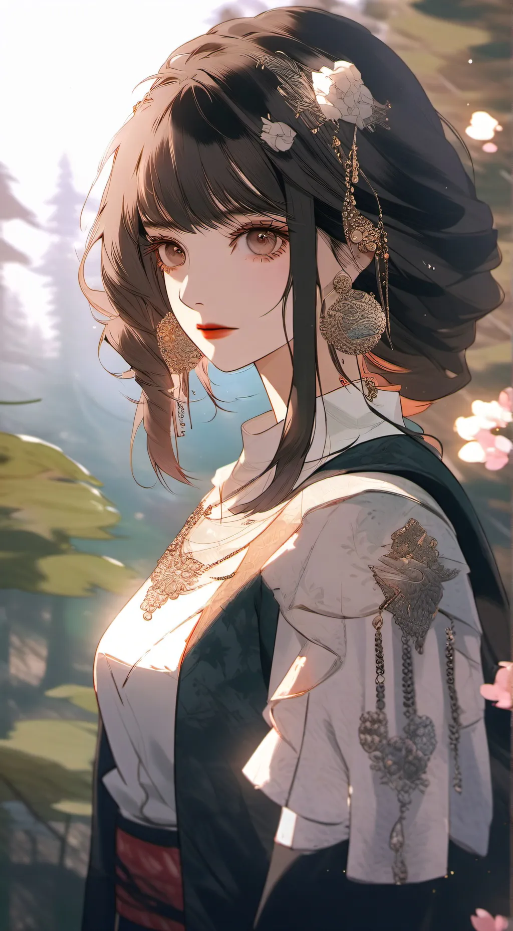 ai character: nabi x Santi background