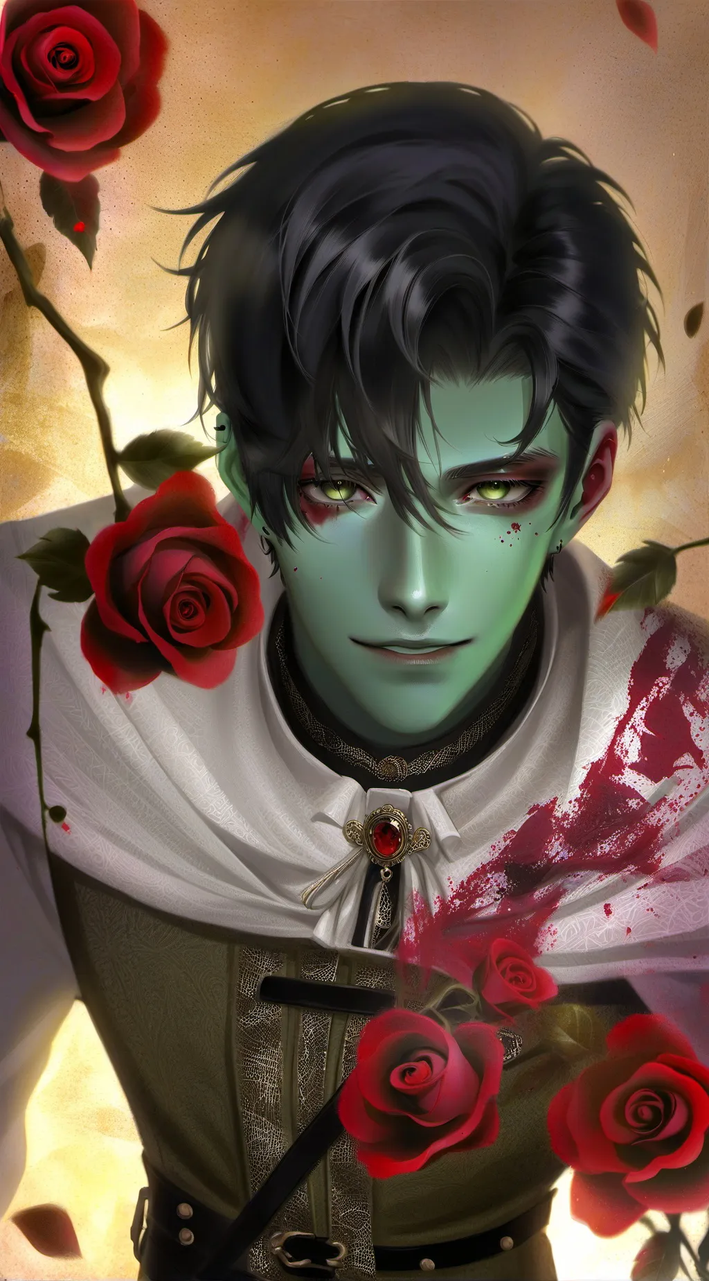 ai character: yandere zombie  background