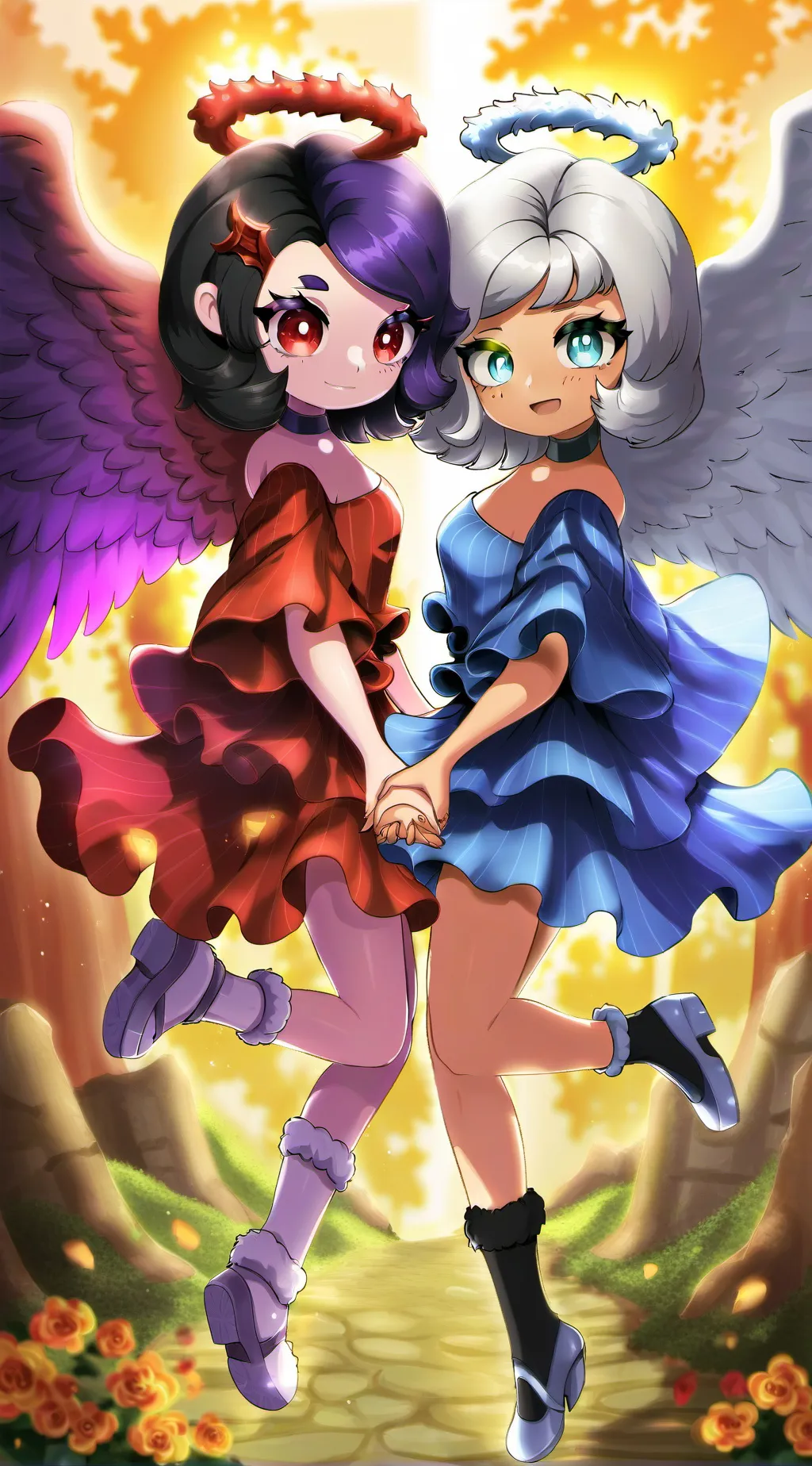 ai character: kate and ani background