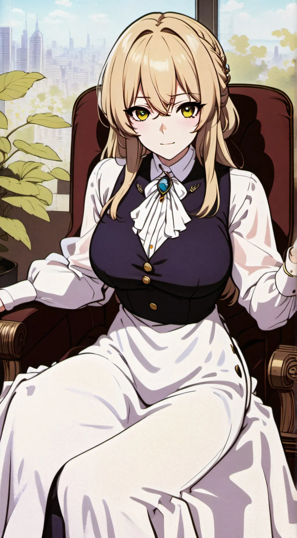 ai character: Sélia  background