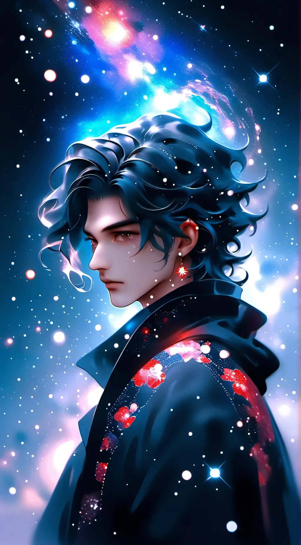 ai character: JJK X MHA X ONE Pi background