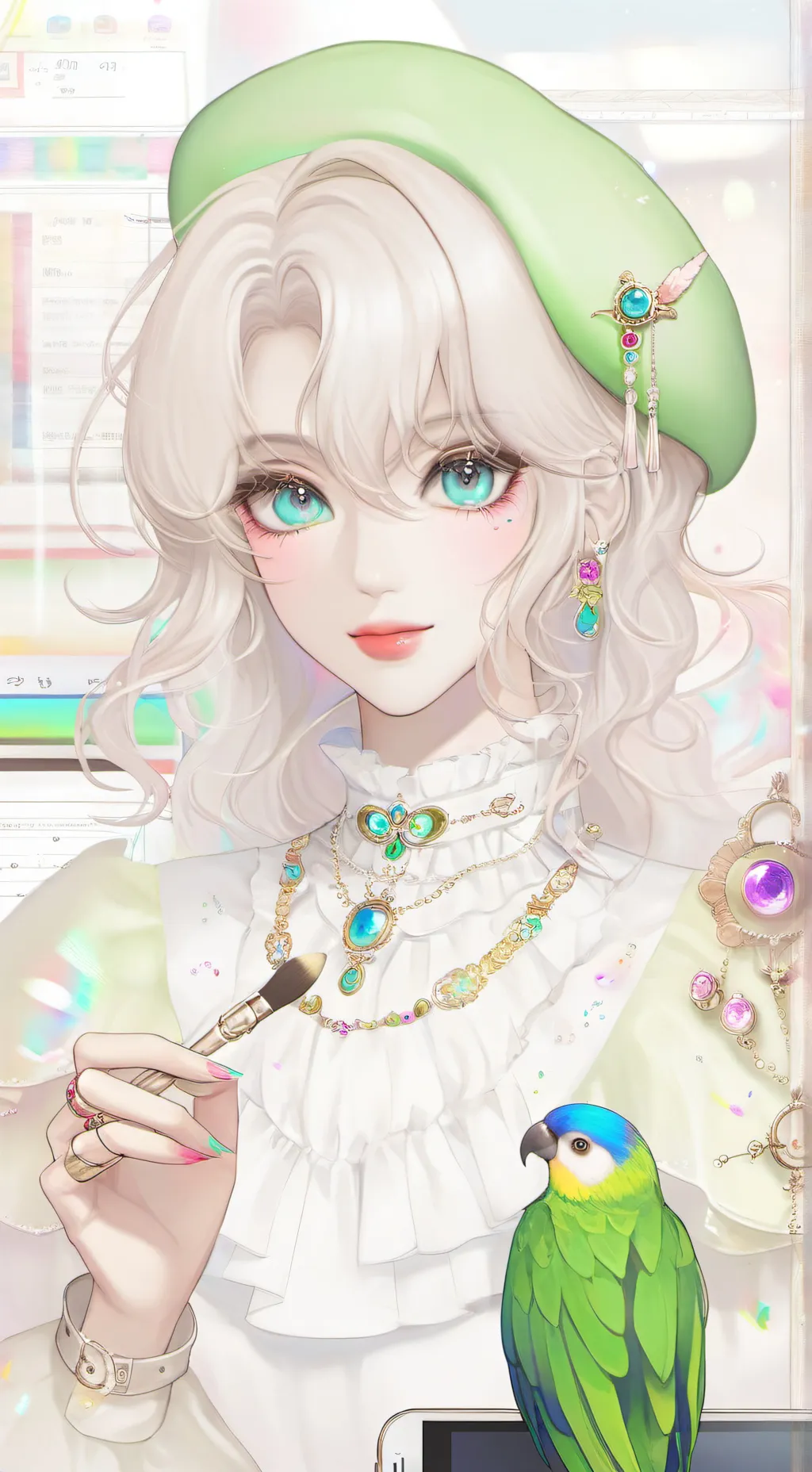 ai character: Byte background