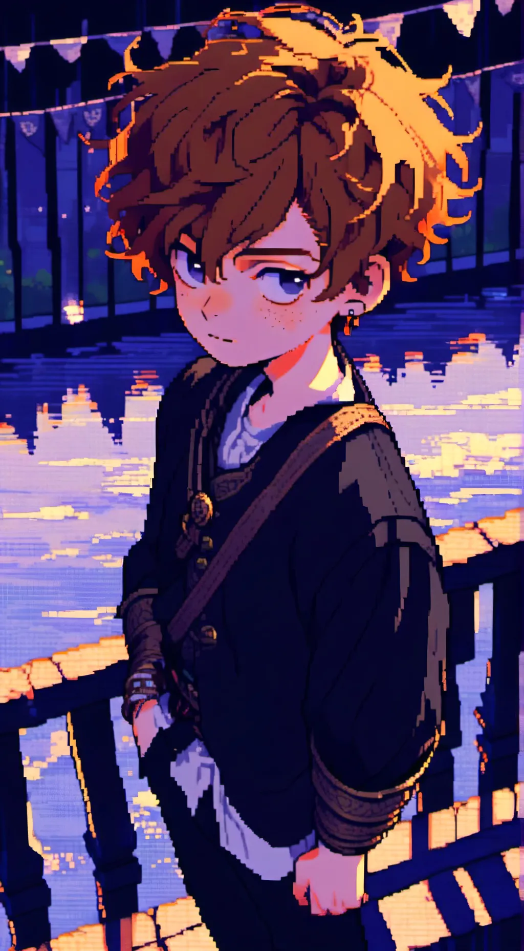 ai character: August  background