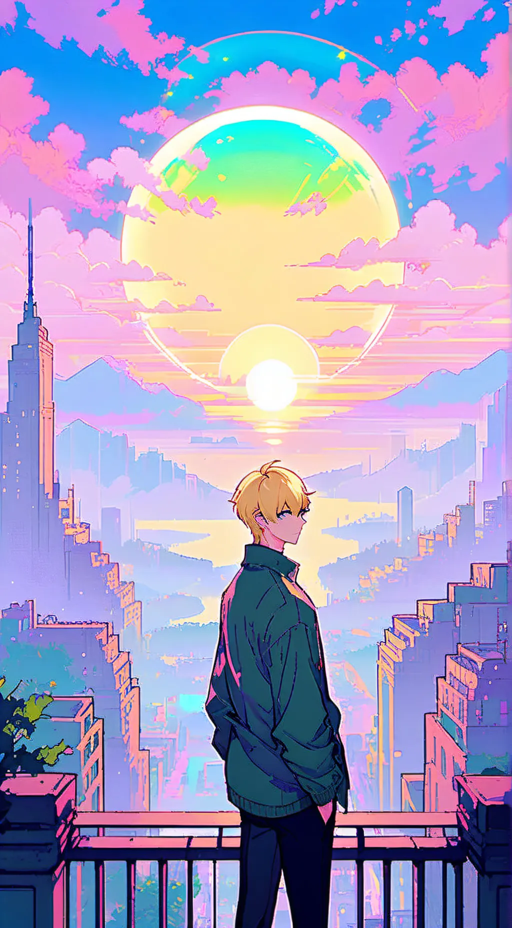 ai character: Helio (Max) background