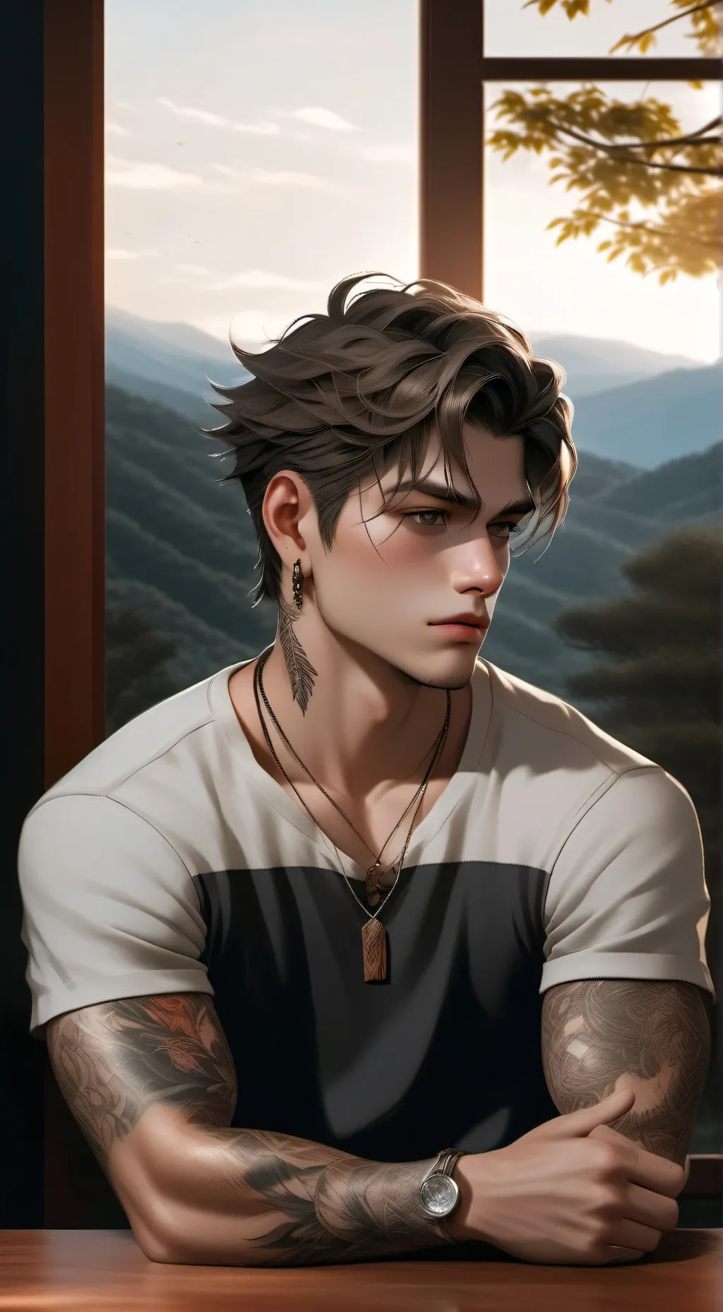 ai character: Asher background