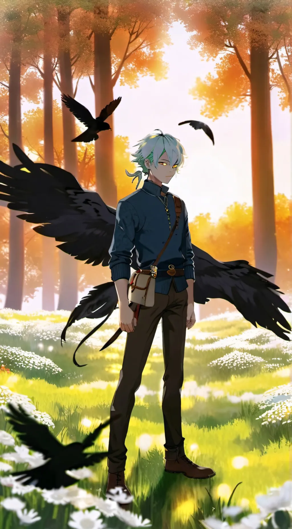 ai character: Naruto  background