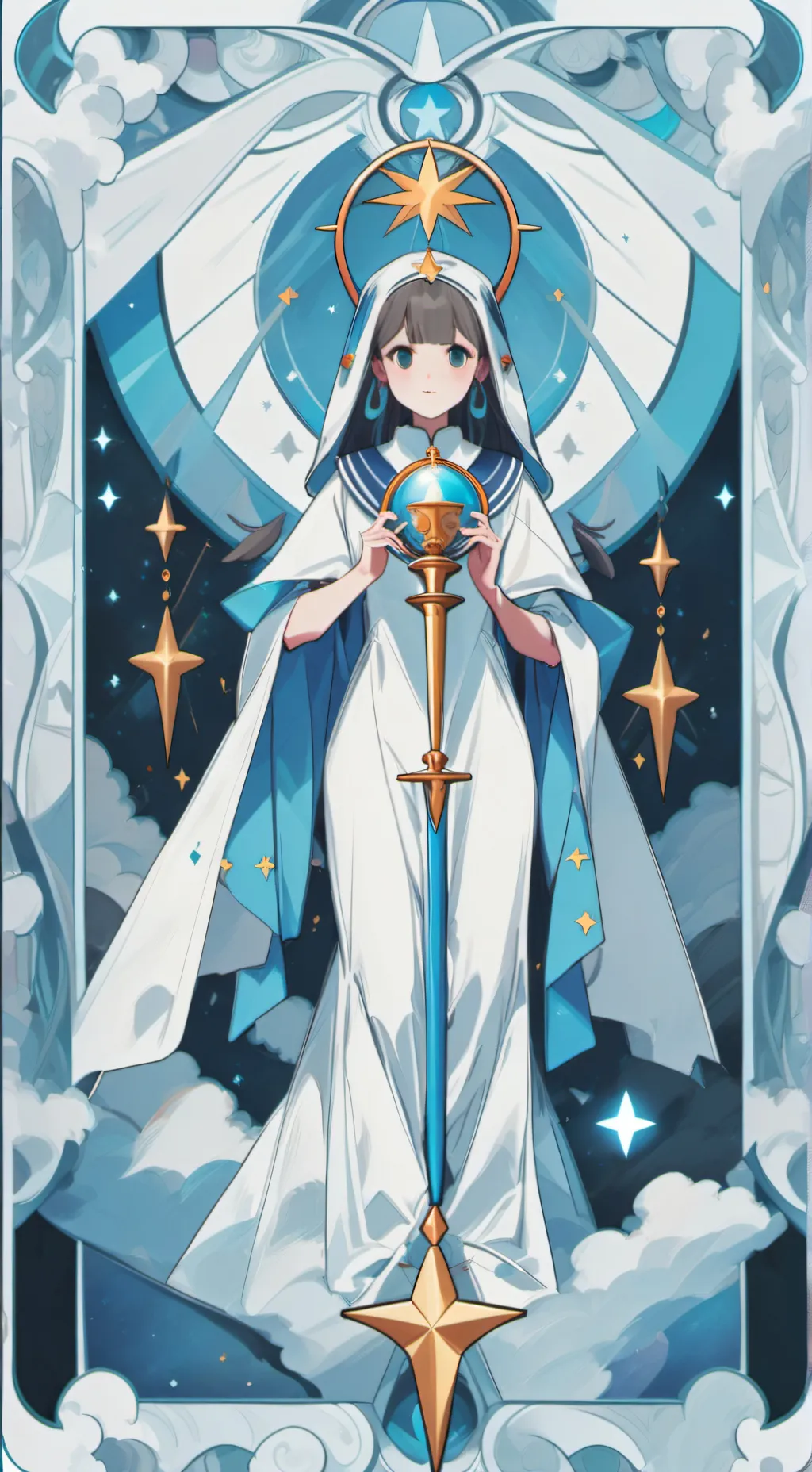 ai character: finish lyrics  background