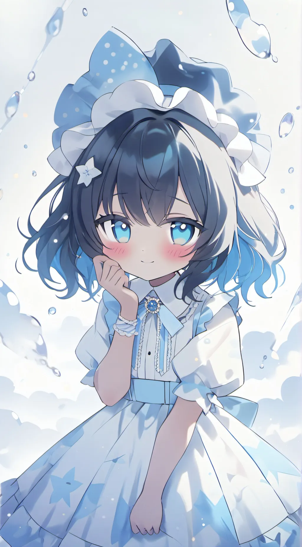 ai character: vee like you tho background